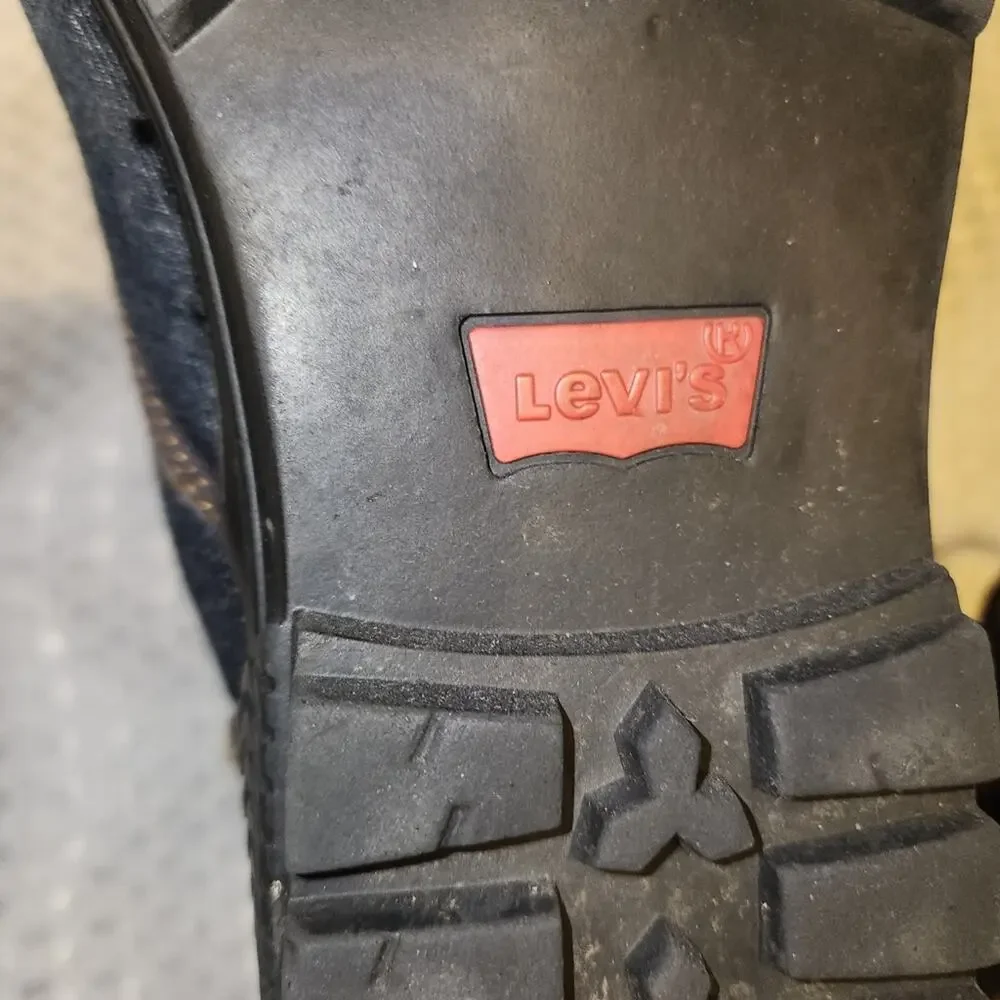 LEVIS EUC MENS SZ 9.5 JEAN LUG BOOTS